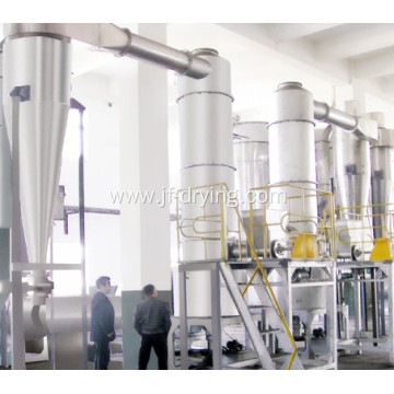 Paste materials spin flash dryer/drying